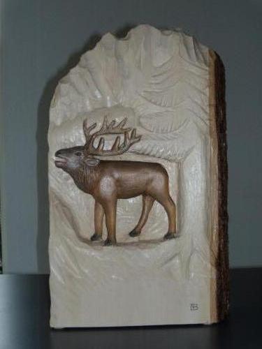 Hirsch in Brunft